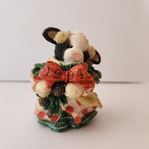 Mary's Moo Moos "Heffergreen" 1994 Enesco Figurine